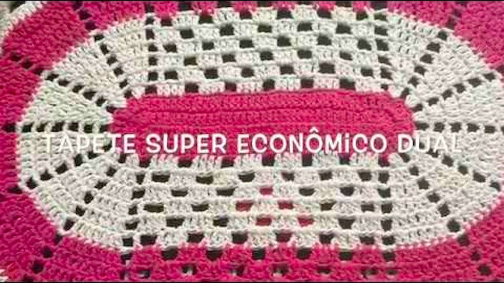 Tapete De Crochê Super Econômico _ Dual Crochê Passo A Passo