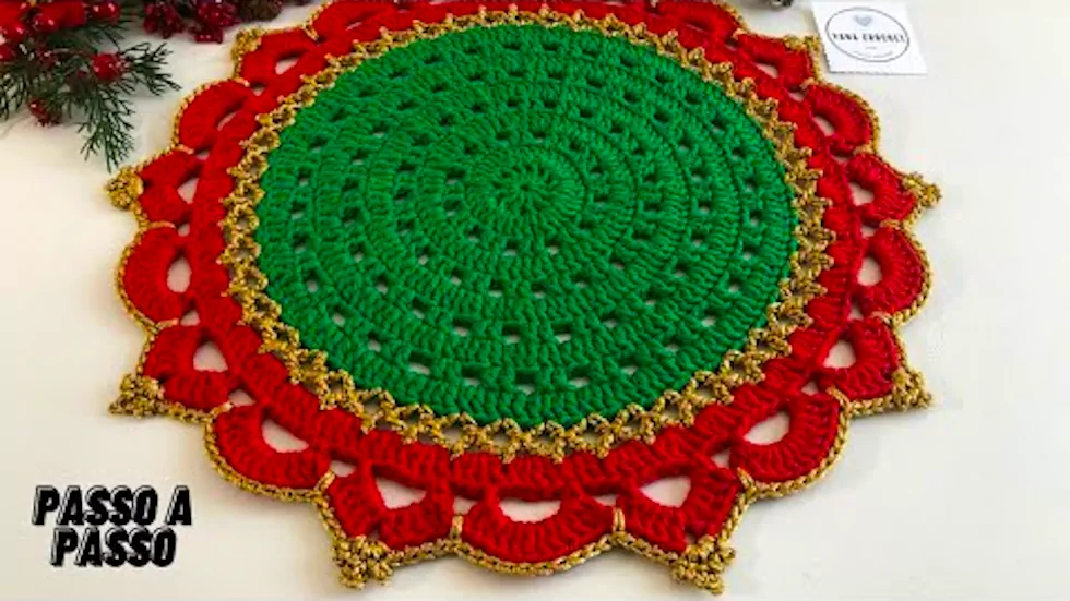 Sousplat Em Crochê Imperial Jogo Americano Crochet Tutorial