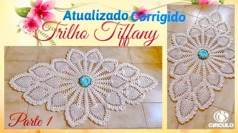 Como Fazer Caminho De Mesa De Croche Trilho Tiffany Vanessa Marcondes