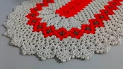Como Fazer Tapete Retângular Crochê Econômico Modelo Diamante Samila