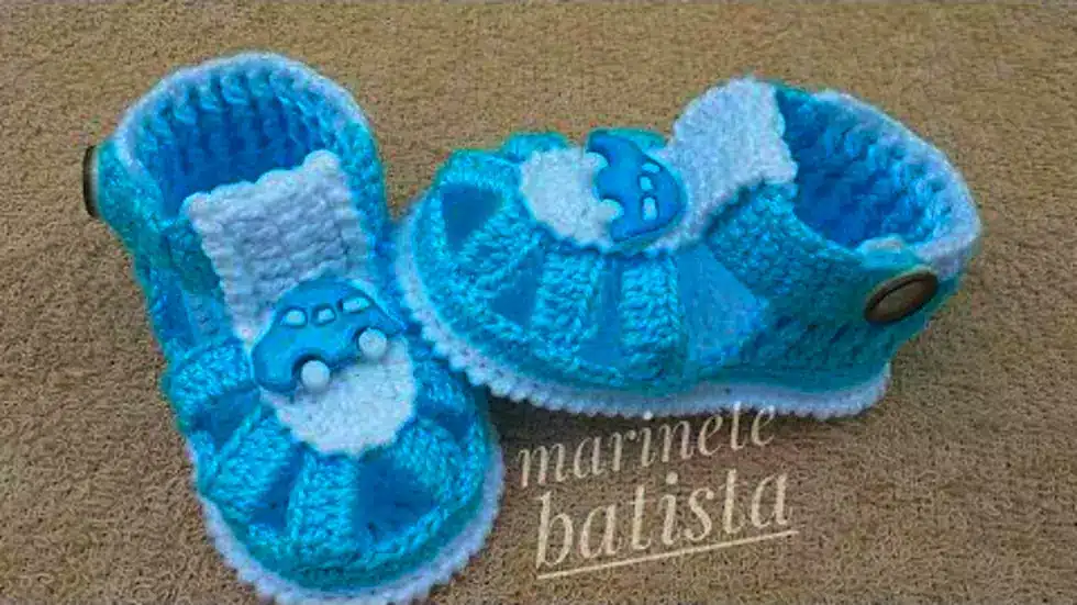 Sandalinha De Crochê Para Bebê Recem Nascido Passo A Passo Rápido E Fácil