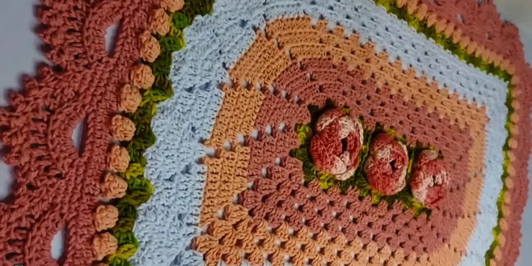 Tapete De Crochê Alice Com Square Nova Tendência Crochet